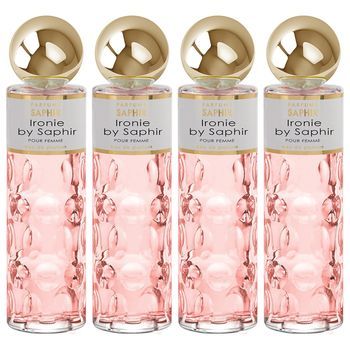 Pack De 4 Saphir Ironie - Eau De Parfum Mujer 200 Ml