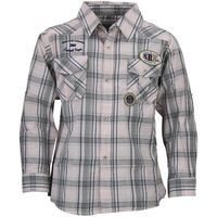 srk camisa manga corta chemise garcon evoc para nino