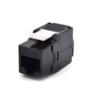 wp keystone cat 6a utp rj45hembra negro