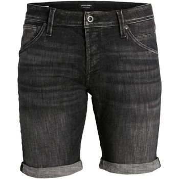 Jack & Jones Short 12229104 JJIRICK JJFOX SHORTS GE 245 SN PLS BLACK DENIM para hombre