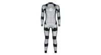 traje de neopreno arena sams carbon para mujer  plateado negro