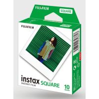 pelicula instantanea fujifilm instax square film 10 fotos iso 800 blanco