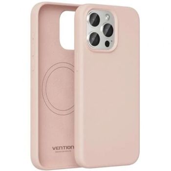 Funda silicona Vention KUEP0-20 para iPhone 14 Plus MagSafe rosa