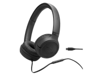 auriculares - jbl tune 530c cable usb-c diadema pure bass plegables negro