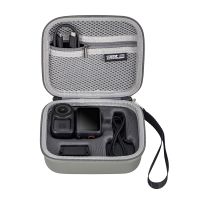 estuche de transporte bolsa de viaje con pulsera para dji osmo nano bolsa de almacenamiento de accesorios para camara caja de bolso de pu para version estandar
