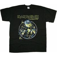 iron maiden camiseta manga larga live after death para hombre