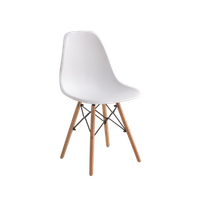 set de 4 sillas de comedor emilia blanco