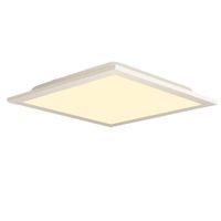 kowalski - plafon led de metal color blanco 60 cm