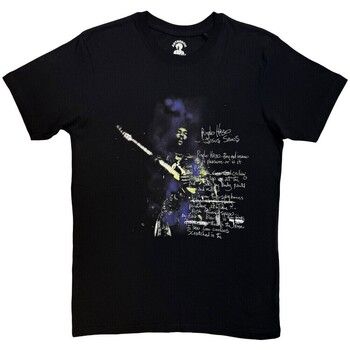 Jimi Hendrix Camiseta Purple Haze Lyrics para hombre