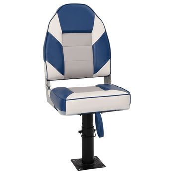 Asiento De Barco Con Pedestal Altura Ajustable 360° Giratorio Vidaxl