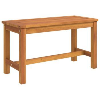 Banco De Jardín Madera Maciza De Acacia 80x35x45 Cm Vidaxl