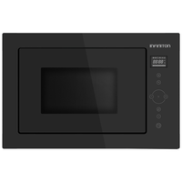 horno microondas integrable infiniton imw-gbk25 25 litros con grill negro