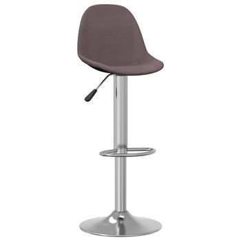 2 Uds Taburetes De Cocina | Taburete De Bar | Taburete Alto Tela Gris Taupé