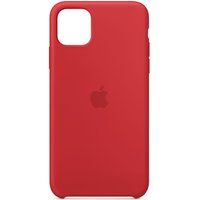 iphone 11 pro max silicone case - productred red