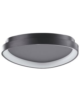 Lámpara led de techo  metal negro
