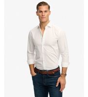 superdry para hombre m4011045a camisa classic tailored blanco m casual algodon clasico manga larga