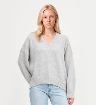 BOSS para mujer. 50550464 Jersey Fondyssa gris (S), Casual, Poliamida