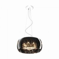lampara colgante crystal 6 luces