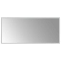 espejo de bano led transparente 90 x 40 cm vidrio templado vidaxl