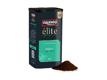 Café molido - Oquendo Cofibox Élite Mezcla 400g, 50% Arábica y Robusta + torrefacto