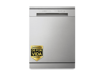 Lavavajillas - LG DF142FV, 14 servicios, 5 programas, 60 cm, QuadWash™, Inverter Direct Drive™, Inox antihuellas