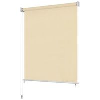 persiana enrollable de exterior 300x140 cm color crema vidaxl