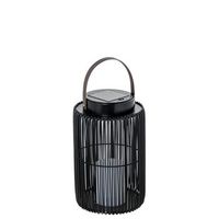 lampara sobremesa solar negro