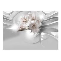 papel pintado 3d - lilies in the tunnel 300x210 cm