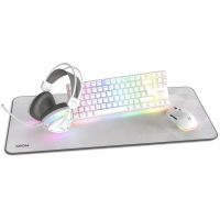 teclado mecanico krom klass tkl layout es retroiluminado rgb con pack gaming
