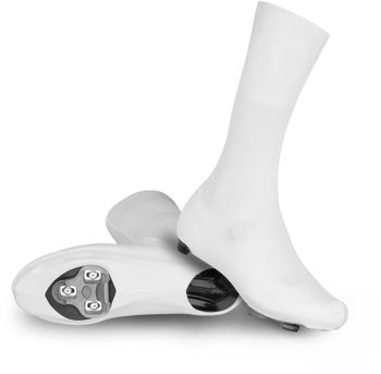 GripGrab RaceAero TT Raceday Lycra Shoe Cover, White