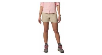 Pantalon corto columbia mujer silver ridge utility beige