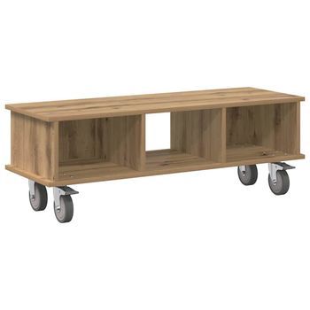 Soporte De Tv 100 X 35 X 35 Cm Roble Artisan Vidaxl