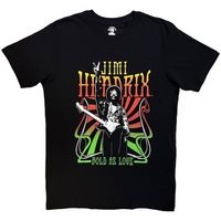 jimi hendrix camiseta bold as love para hombre