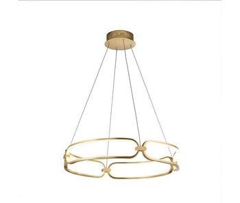 Lampara de techo metal color dorado serie colette 60cm