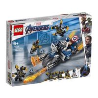 lego super heroes ataque de los outriders capitan america 6 anos