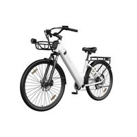 bicicleta electrica urbana velopro c1pro 250 w bateria 36 v 18 ah frenos hidraulicos potencia ajustable blanco