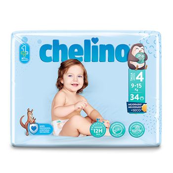 Chelino Pañal Talla 4 34 unidades