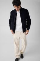 chaqueta denim de terciopelo