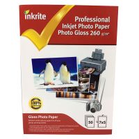 inkrite professional paper photo gloss 260gsm 7x5 50 sheets