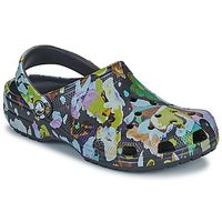 crocs zuecos classic painted floral clog para mujer
