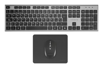 Tacens 3EN1 Teclado+Ratón+Alfom Inalámbrico Negro
