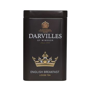 Darvilles Of Windsor English Breakfast Leaf Tea Caddy
