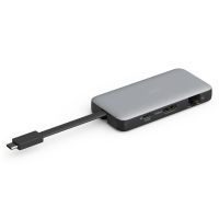 base de conexion digitus usb-c de viaje 7 puertos hdmi 4k usb-a 32 ethernet