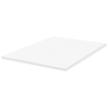 Cubrecolchón De Espuma 160 X 200 Cm Blanco Calm