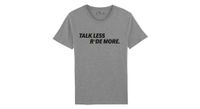 camiseta unisex cois   talk less ride more   gris