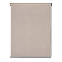 estor opaco estores enrollables blackout premium con acabados en aluminio beige 80 x 250 cm