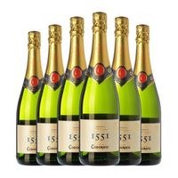 codorniu 1551 brut nature cava joven 75 cl 115 vol pack de 6 unidades