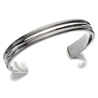 Titanium Matt And Polished Bangle - J1599