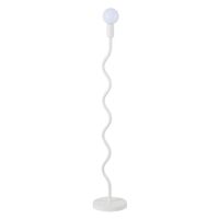 lampara de pie wama en metal blanco