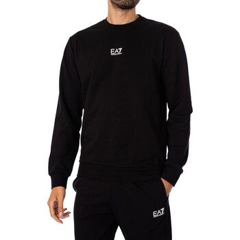 Emporio Armani EA7 Jersey Sudadera con logo del centro para hombre